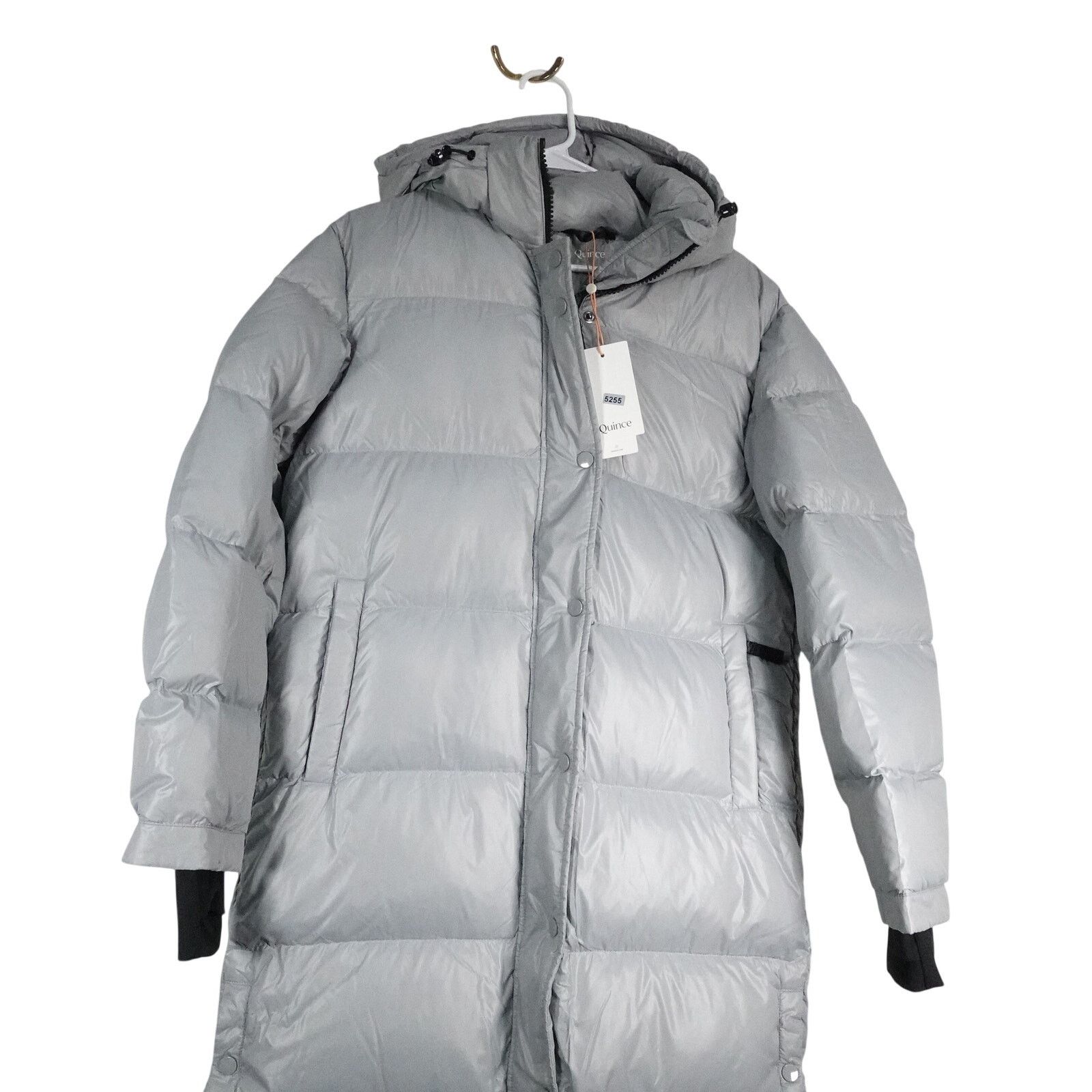 Quince Quince Small Responsible Down Long Puffer Jacket Gray Size S / US 4 / IT 40 - 4 Thumbnail