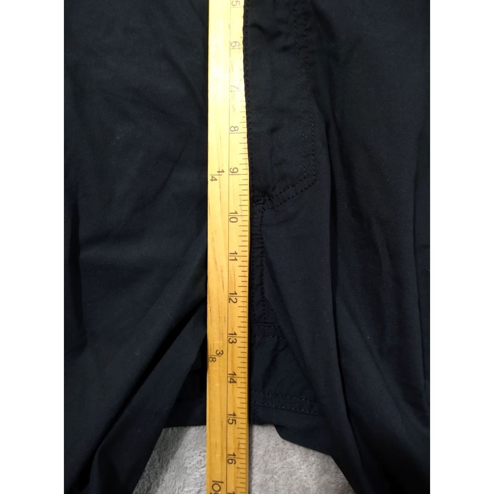 Lee Lee Mens 48 Black Cargo Shorts Extreme Motion Flat Front High Rise Stretch Size US 32 / EU 48 - 4 Thumbnail
