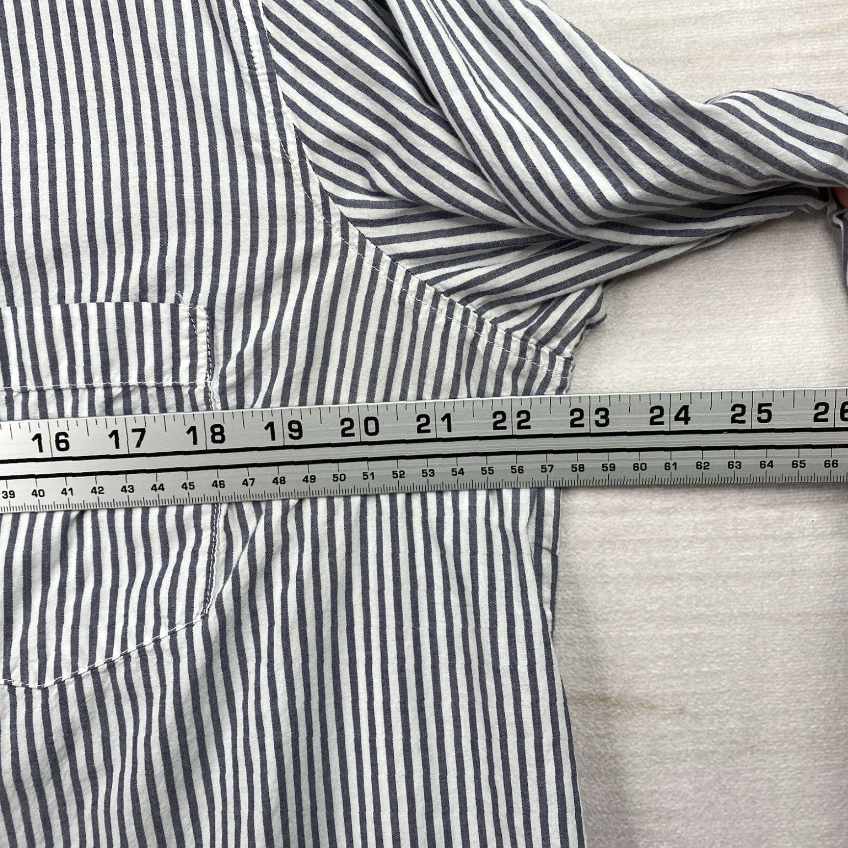 Old Navy Old Navy Tunic Shirt XL Blue Striped Casual Button-Up Women’s Shirt Size XL / US 12-14 / IT 48-50 - 4 Thumbnail