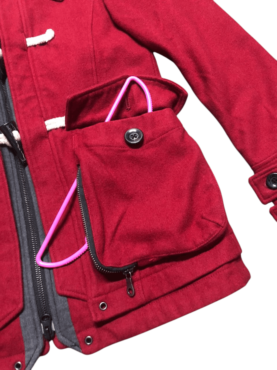 Japanese Brand × PPFM 💥🇯🇵PPFM Duffle Coat Wool Hoodie Fur Missing Size US M / EU 48-50 / 2 - 15 Thumbnail