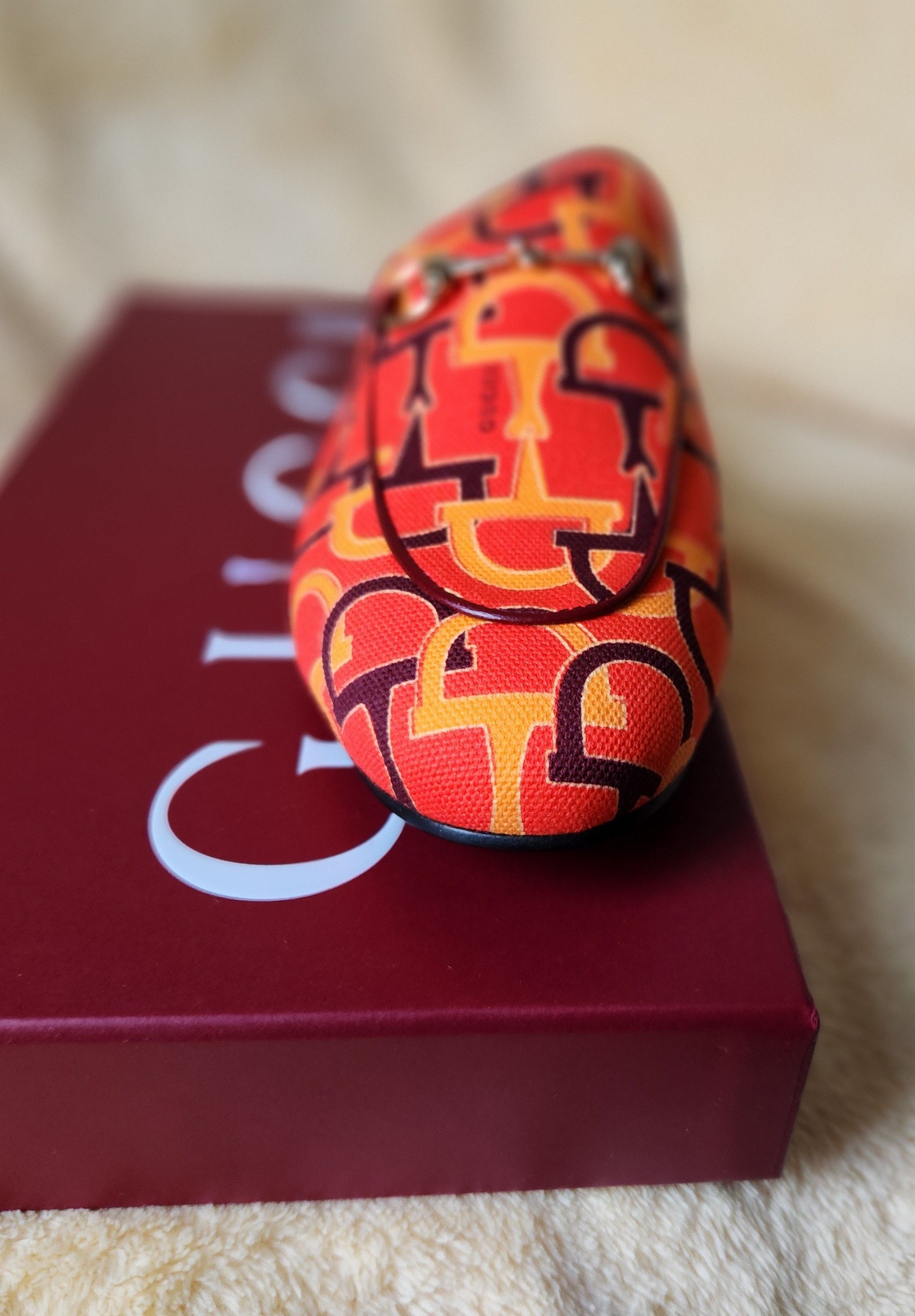 Gucci NIB Gucci Princetown orange leather horsebit mules IT 38 Size US 8 / IT 38 - 6 Thumbnail