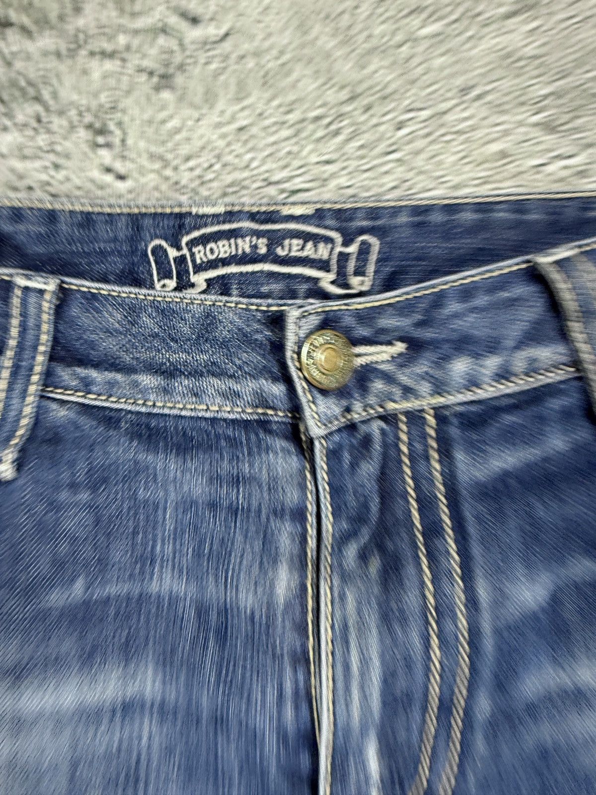 Robins Jeans Robins jeans blue jeans straight Y2K blue brown Size US 34 / EU 50 - 13 Thumbnail