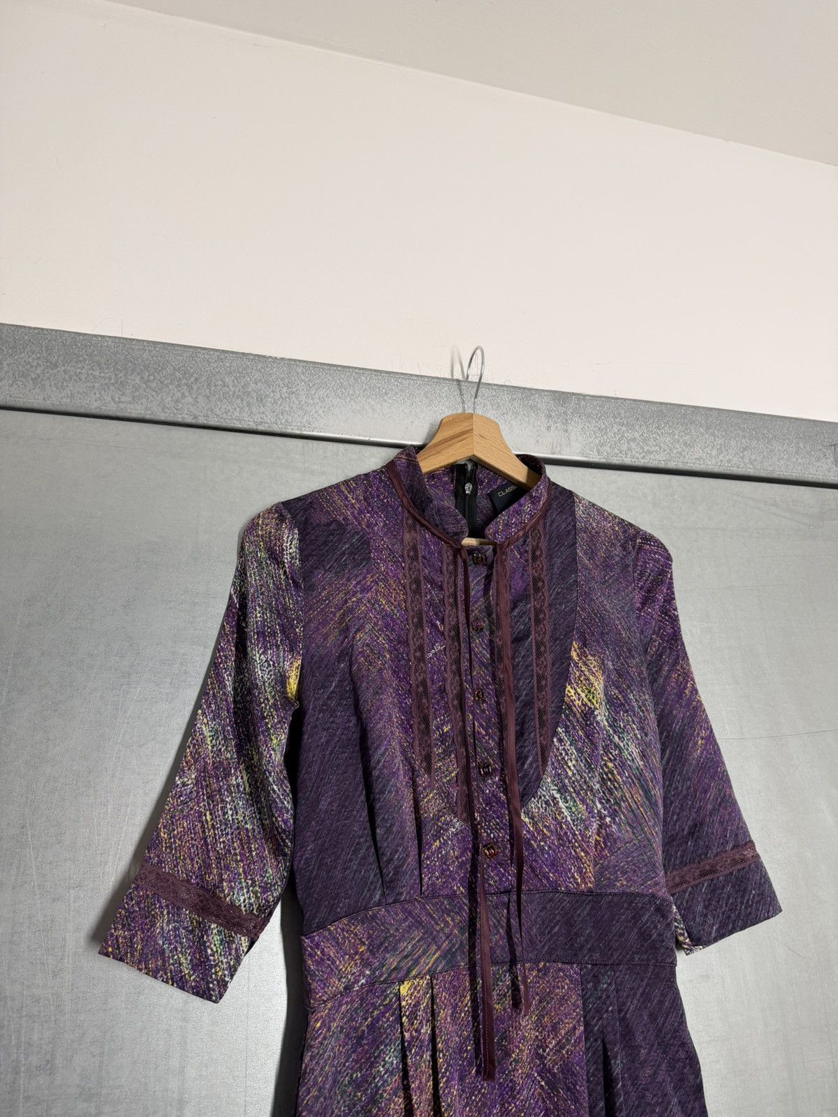 Cavalli Class Vintage 00s Roberto Cavalli Class Silk Dress Size M / US 6-8 / IT 42-44 - 2 Thumbnail