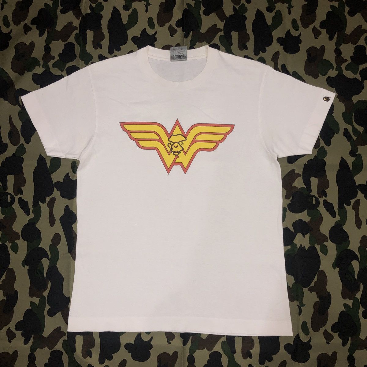 Bape Bape Wonderwomen Logo A Bathing Ape Tee Size US M / EU 48-50 / 2 - 1 Thumbnail