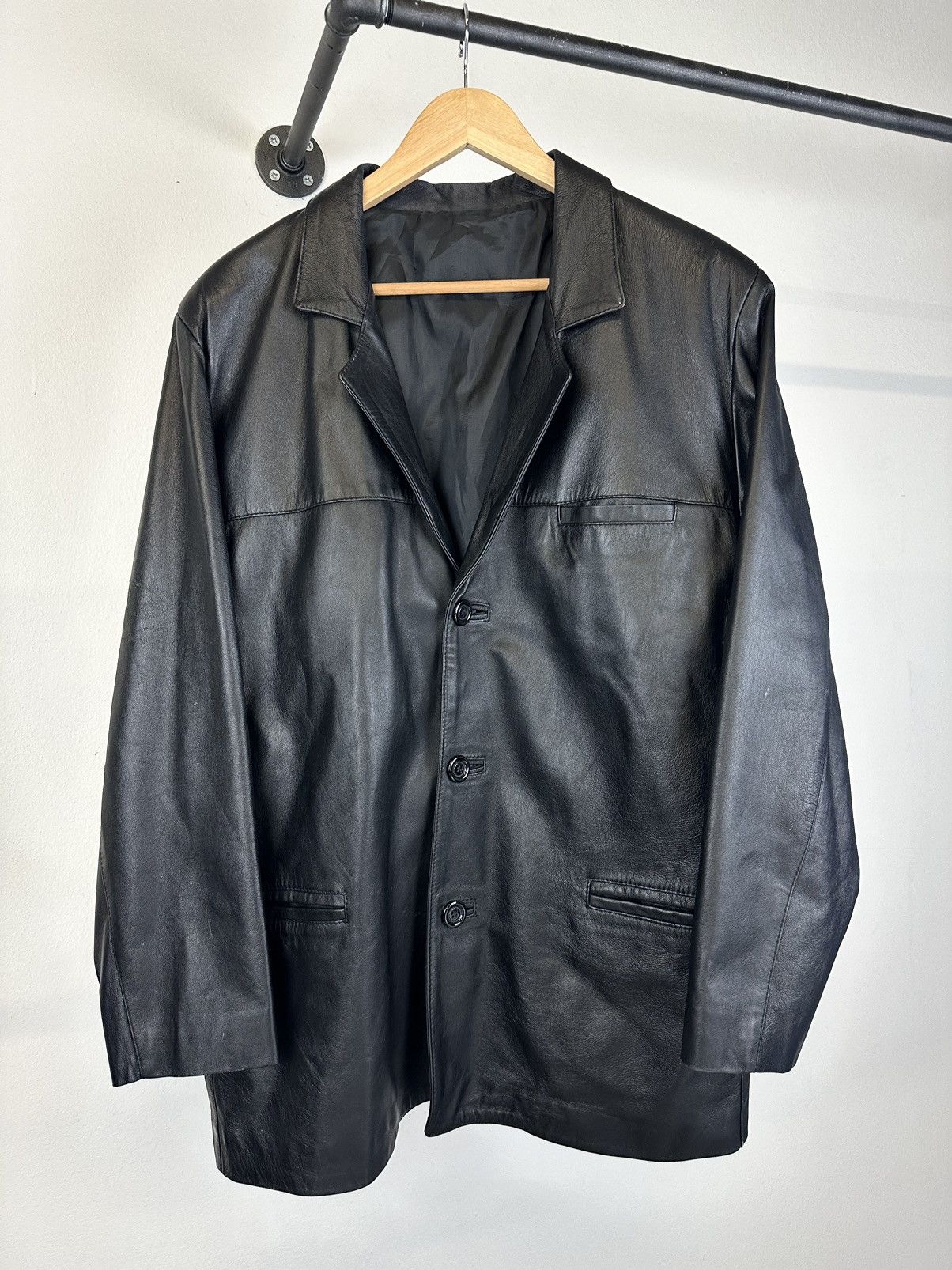 Gucci Tom Ford mainline leather coat blazer archive jacket