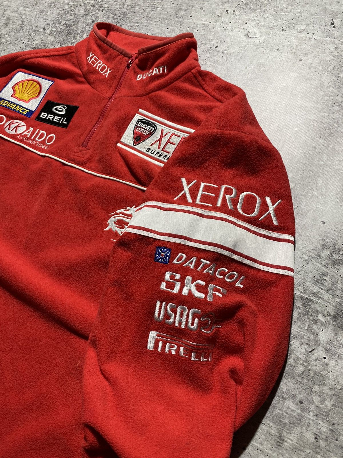 Vintage DUCATI VINTAGE RACING FLEECE Size US L / EU 52-54 / 3 - 5 Thumbnail