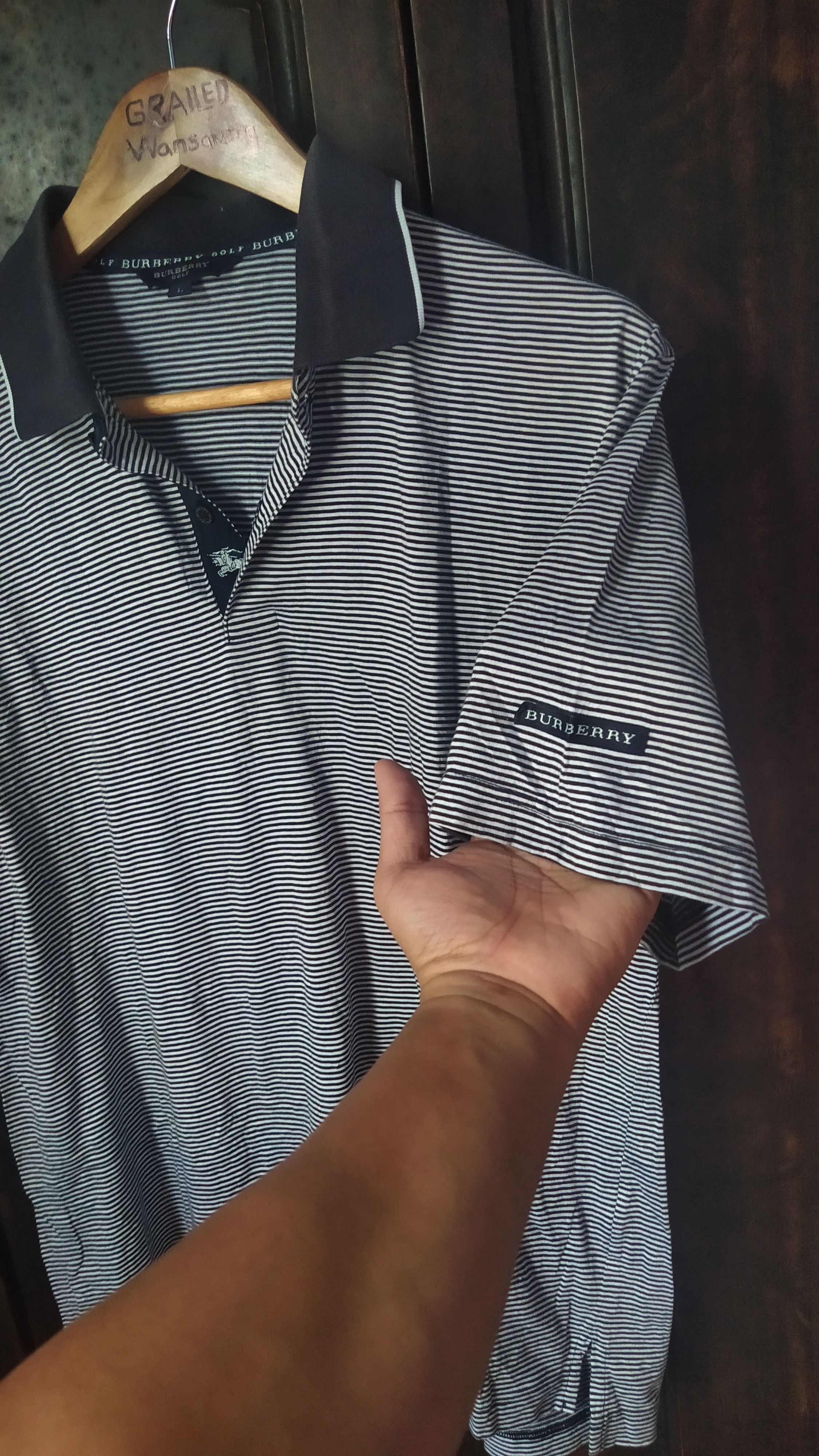 Burberry Vintage Burberry golf polos tee casual Size US L / EU 52-54 / 3 - 6 Thumbnail
