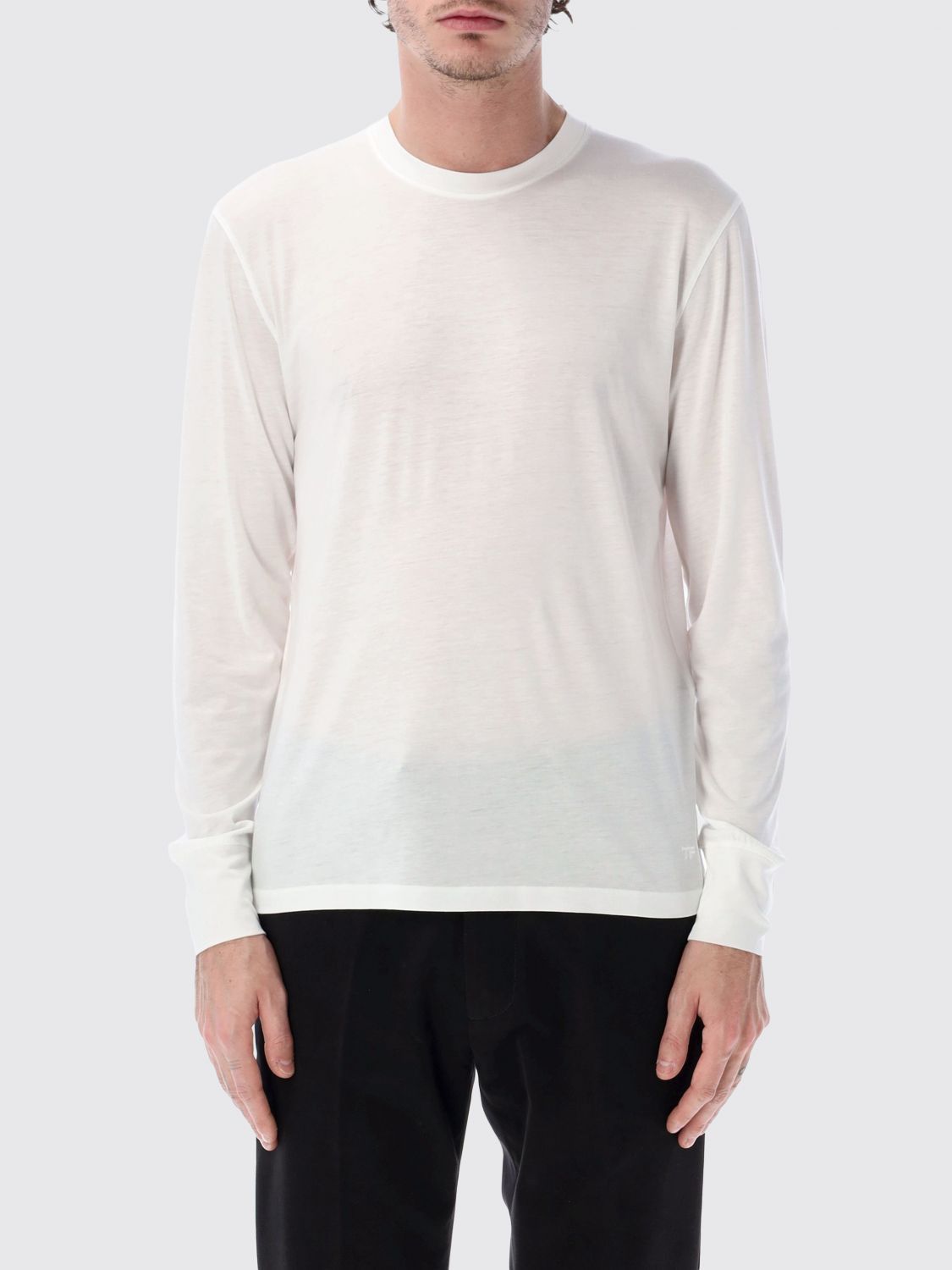 Tom Ford Tom Ford T-Shirt Men White Size US L / EU 52-54 / 3 - 1 Thumbnail