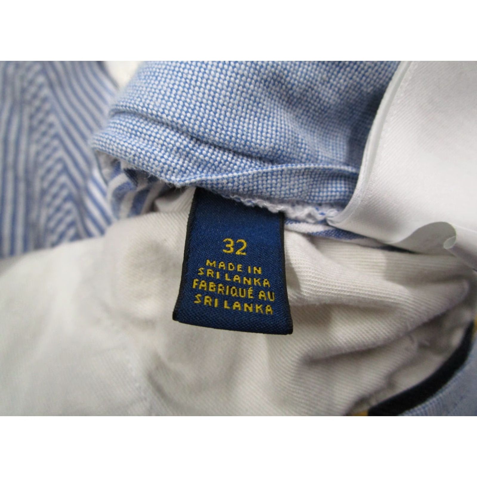 Polo Ralph Lauren VINTAGE Polo Ralph Lauren Shorts Men 32 Chino Blue Seersucker Classic Golf Casual Size US XS / EU 42 / 0 - 3 Thumbnail