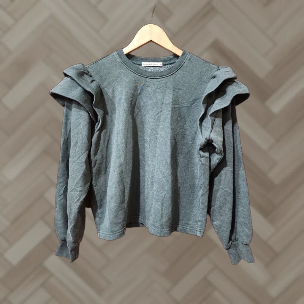 Marine Layer Marine Layer Womens XS Sweater Sweatshirt Pullover Green Size XS / US 0-2 / IT 36-38 - 1 Thumbnail