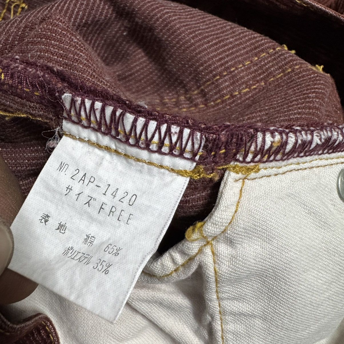 Hysteric Glamour Hysteric Glamour Corduroy Maroon Jeans Size 29" - 20 Thumbnail