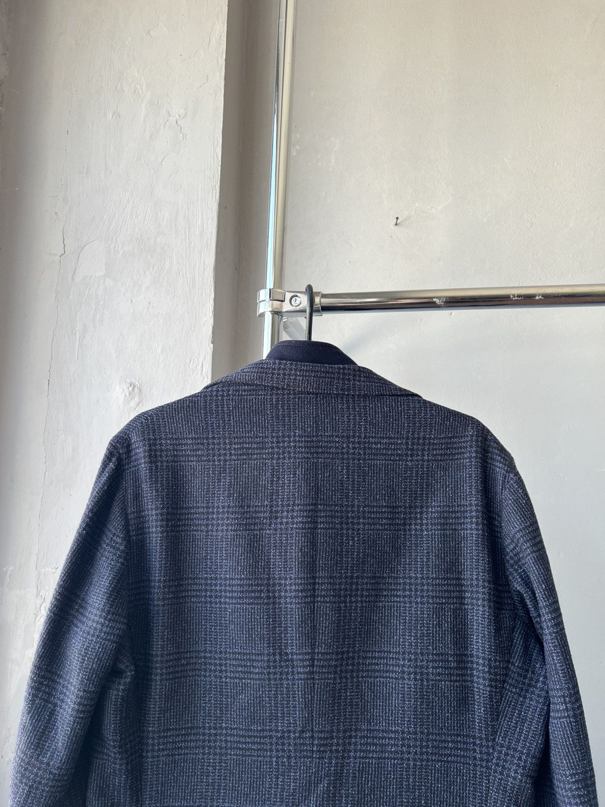 L.B.M. 1911 L.B.M 1911 TAILORED LIMITED WOOL BLAZER HYBRID COAT JACKET Size 50R - 15 Thumbnail