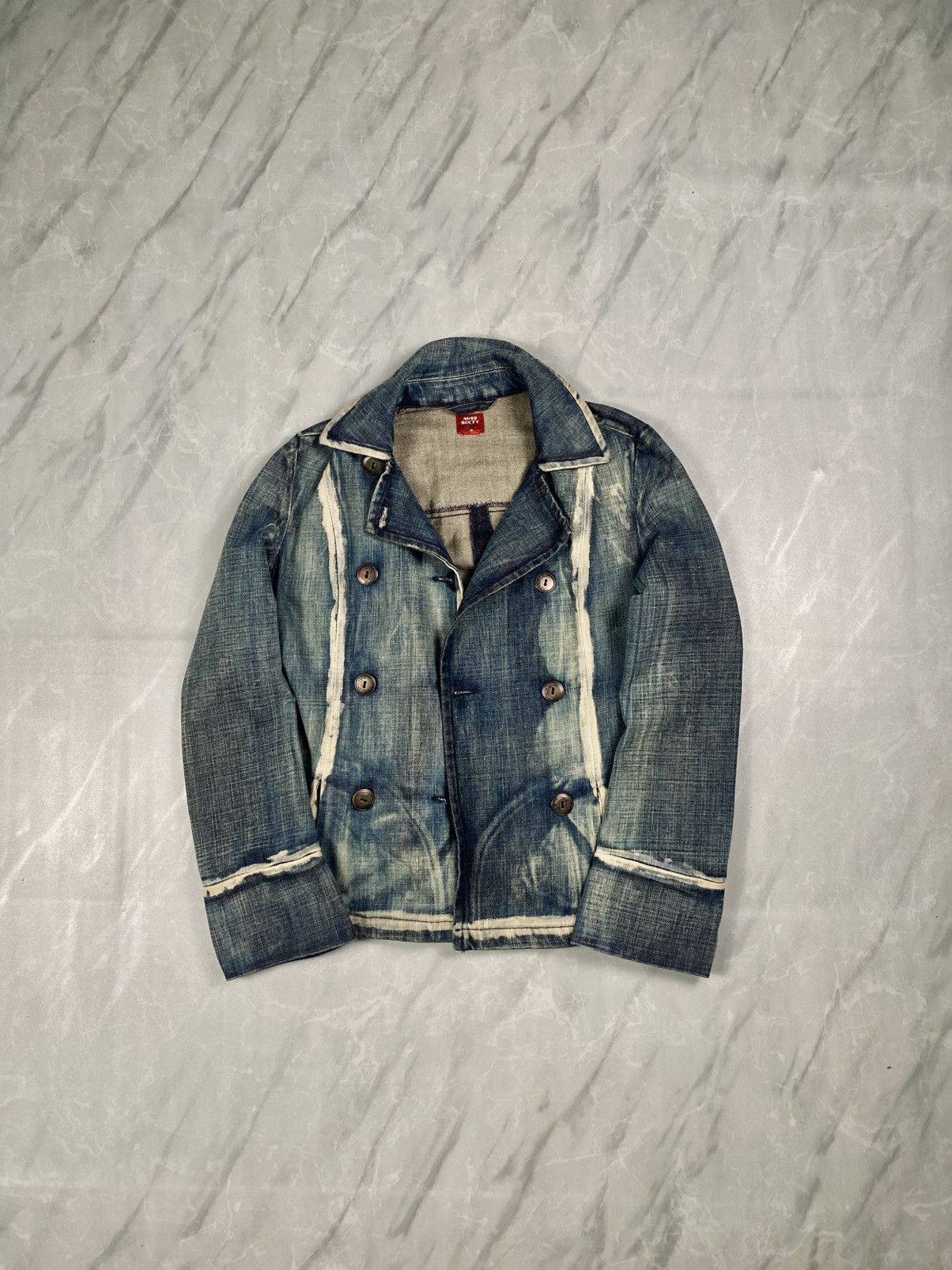 Miss Sixty Vintage Miss Sixty Italy Denim Biker Jacket Size S / US 4 / IT 40 - 1 Thumbnail