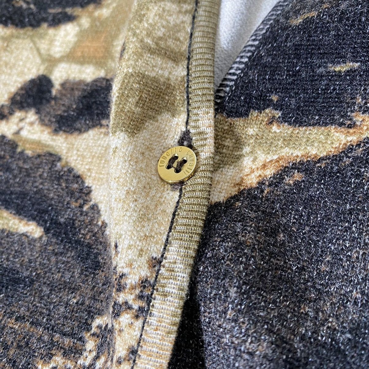 Roberto Cavalli Roberto Cavalli 2003 AW Face Print Button Up Cardigan Size M / US 6-8 / IT 42-44 - 9 Thumbnail