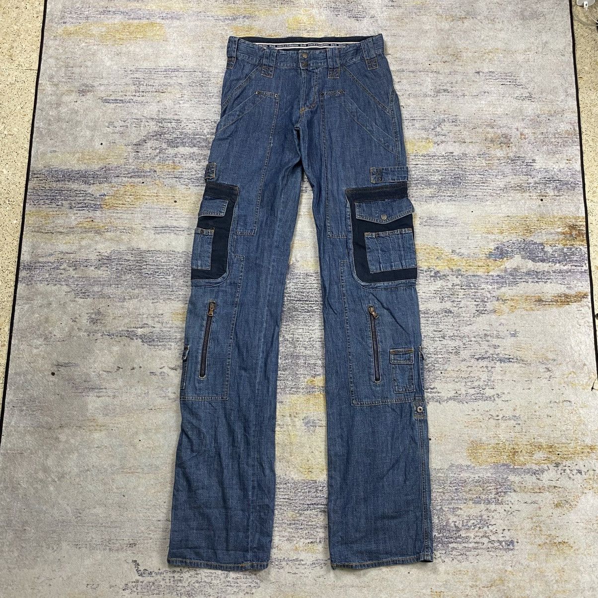 Dolce & gabbana multi pocket denim pants