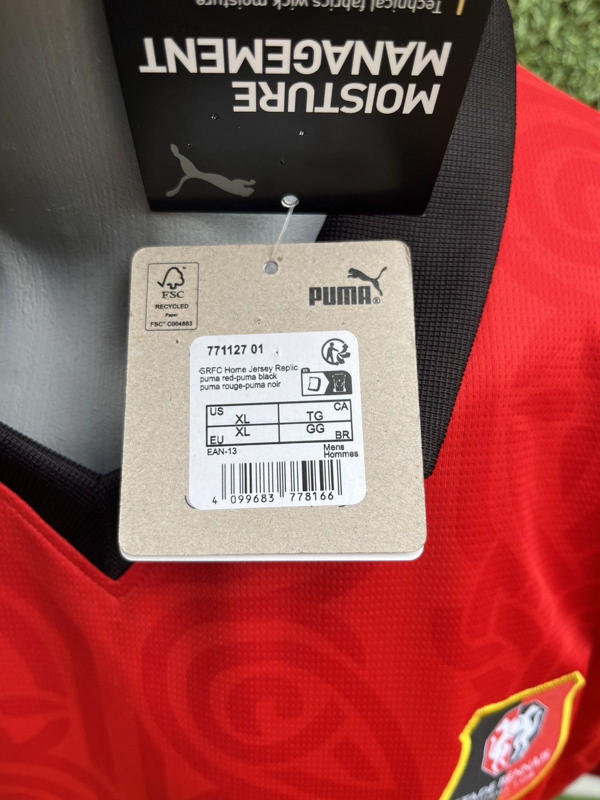 Puma Jersey Doué Stade Rennais Size US XL / EU 56 / 4 - 6 Thumbnail