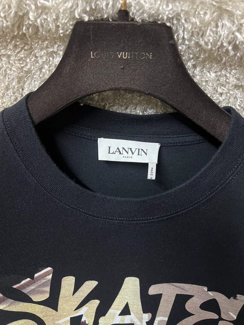 Lanvin Lanvin Men's Short Sleeve Graphic T-Shirt-2508 Size US XS / EU 42 / 0 - 4 Thumbnail