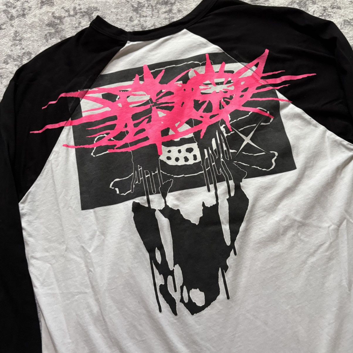 Drain Gang Bladee Drain Gang 2022 World Tour D9 Baseball T-Shirt | S Size US S / EU 44-46 / 1 - 2 Thumbnail