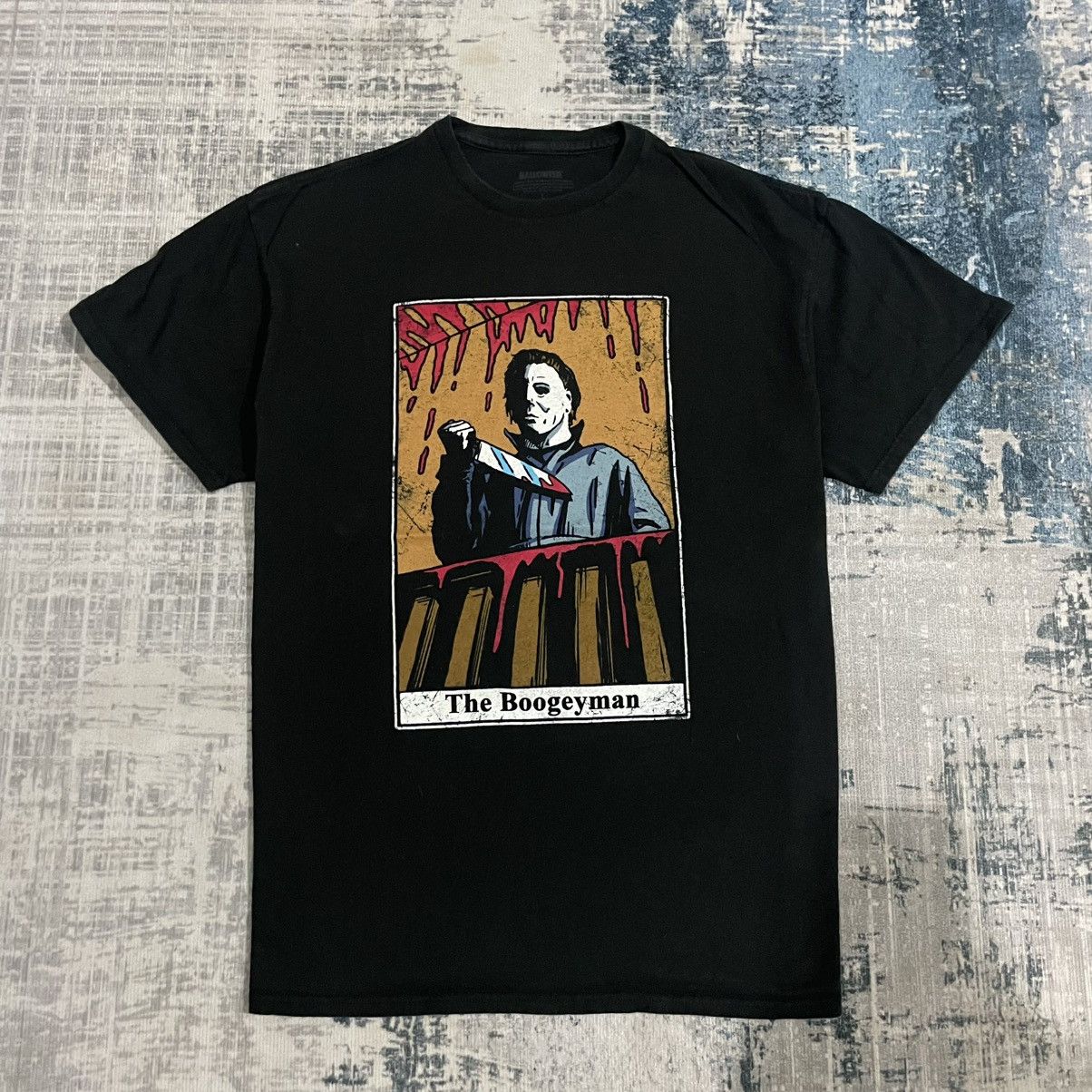 Vintage Halloween Michael Myers "The Boogeyman" graphic t-shirt Size US L / EU 52-54 / 3 - 1 Thumbnail