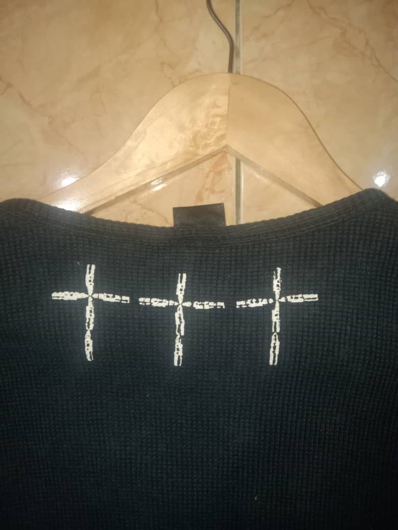 Hysteric Glamour skull Cross Rivet Tribal Cyber Thermal gold Size US L / EU 52-54 / 3 - 6 Thumbnail