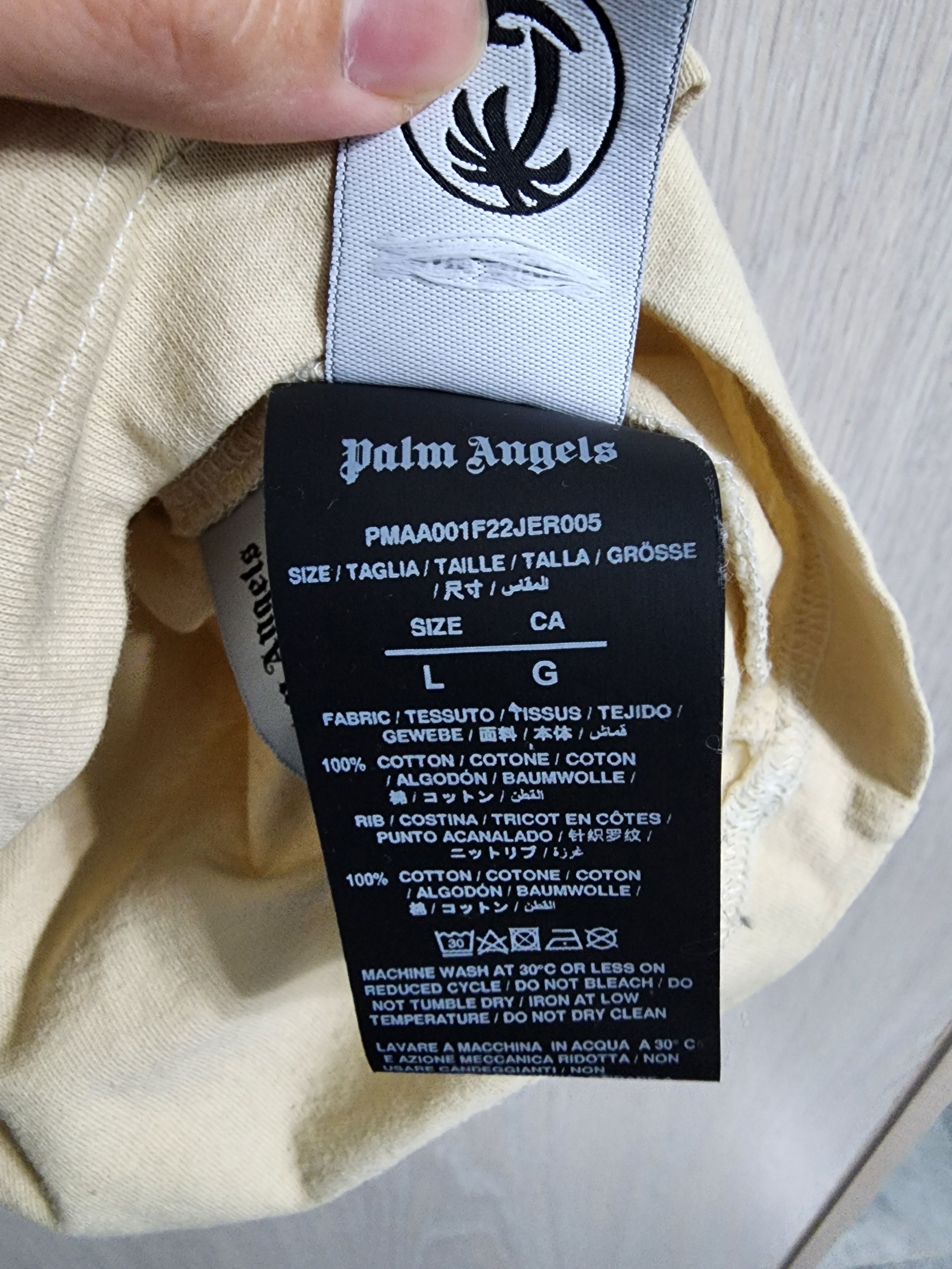 Palm Angels PA Bear Classic Logo T-Shirt Size US L / EU 52-54 / 3 - 9 Thumbnail