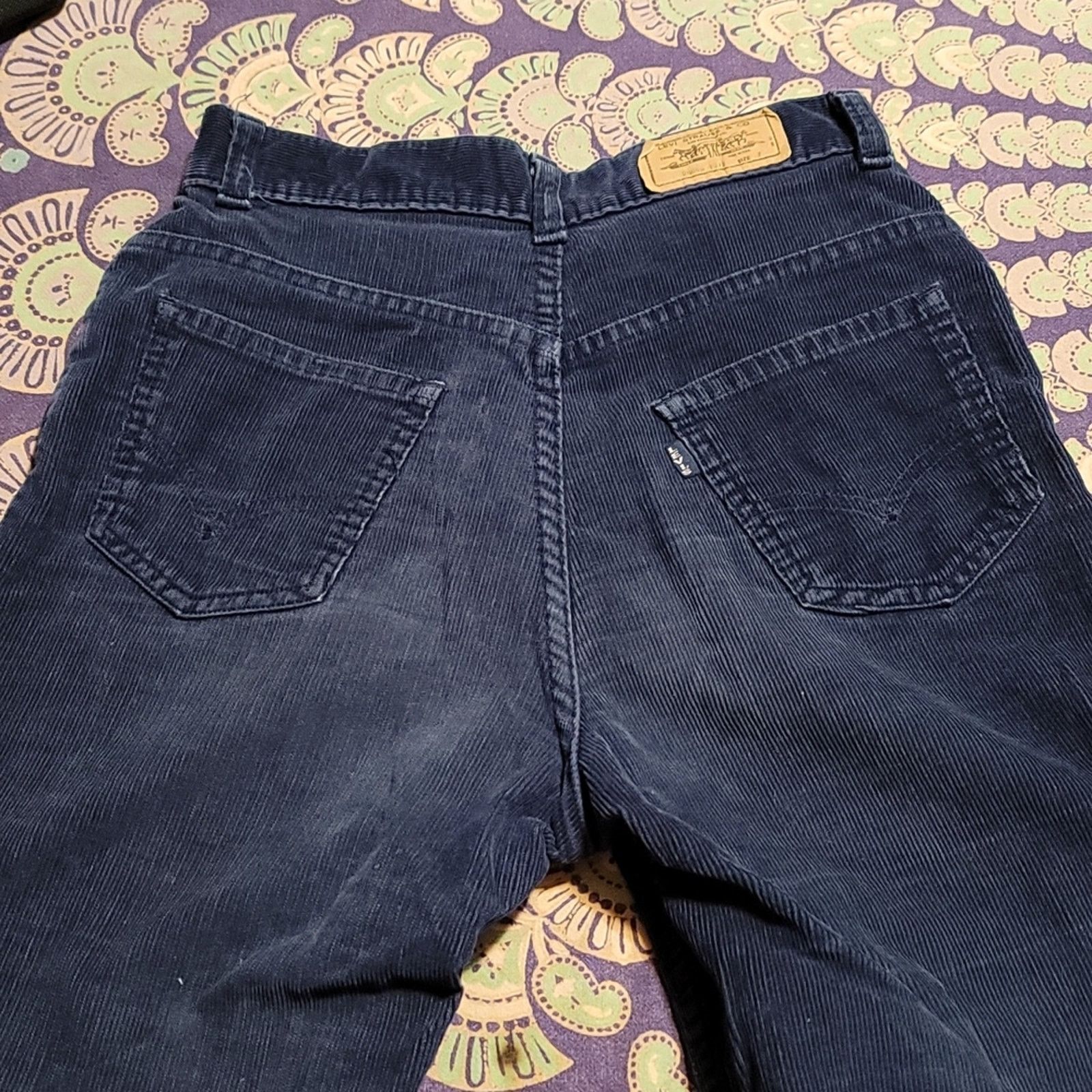 Levi's Rare Vintage Big E Levi's Straight Leg High Waist Corduroy Size 28" / US 6 / IT 42 - 5 Thumbnail