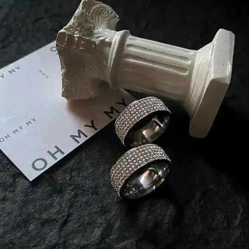 Jewelry Akasaka x Ibuki ICY Rhinestone Ring Size ONE SIZE - 7 Thumbnail