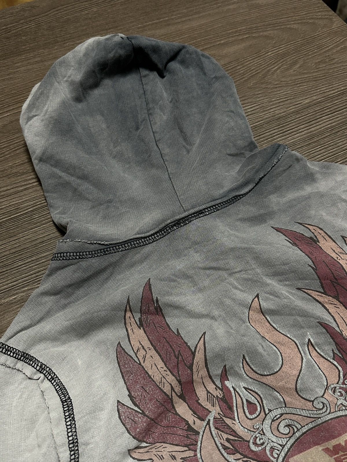 Vintage × West Coast Choppers Vintage West Coast Choppers Distressed Style Zip Hoodie Size M / US 6-8 / IT 42-44 - 16 Thumbnail