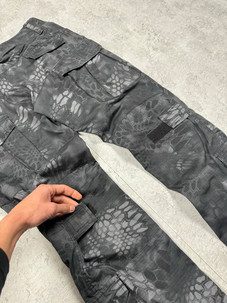Japanese Brand Emerson Gray Camo Multipocket Tactical Pants Size 36 Size US 36 / EU 52 - 20 Thumbnail