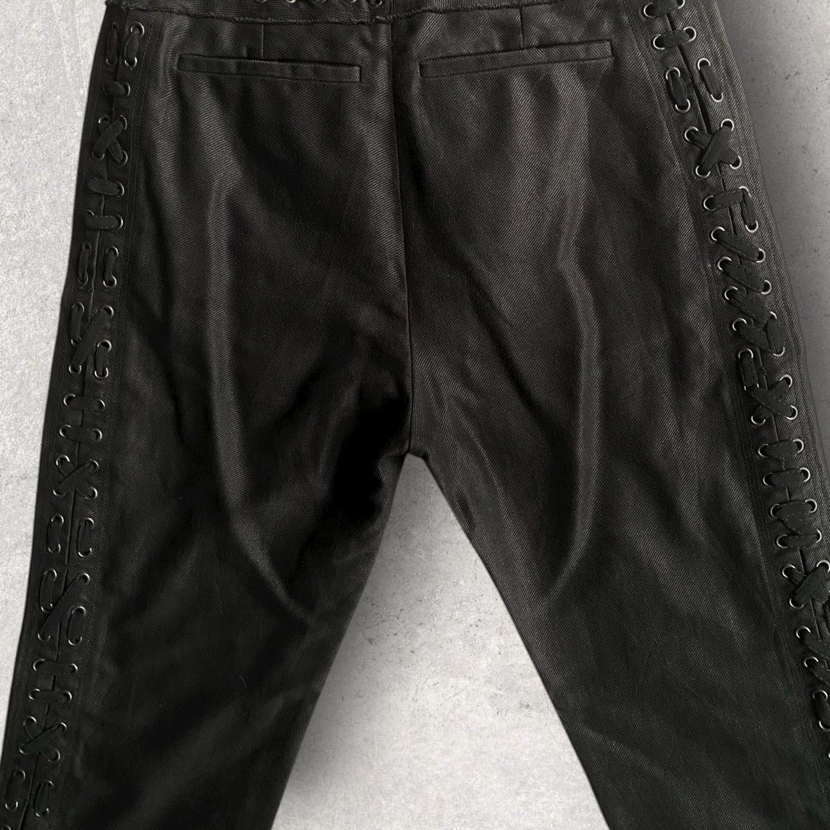 Yves Saint Laurent SS02 Lace Denim Safari Collection By Tom Ford Size 26" / US 2 / IT 38 - 4 Thumbnail