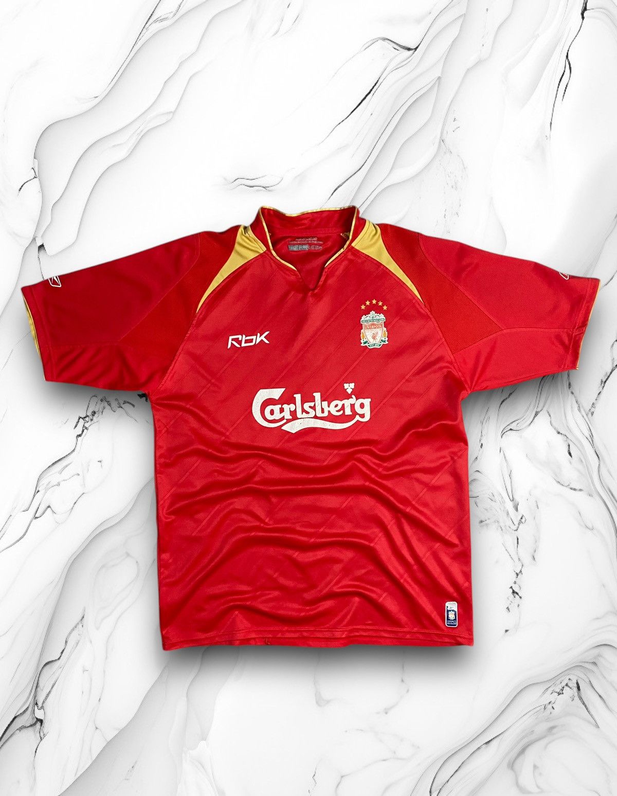 Reebok × Vintage Vintage Reebok Liverpool Soccer Jersey Size US XL / EU 56 / 4 - 1 Thumbnail