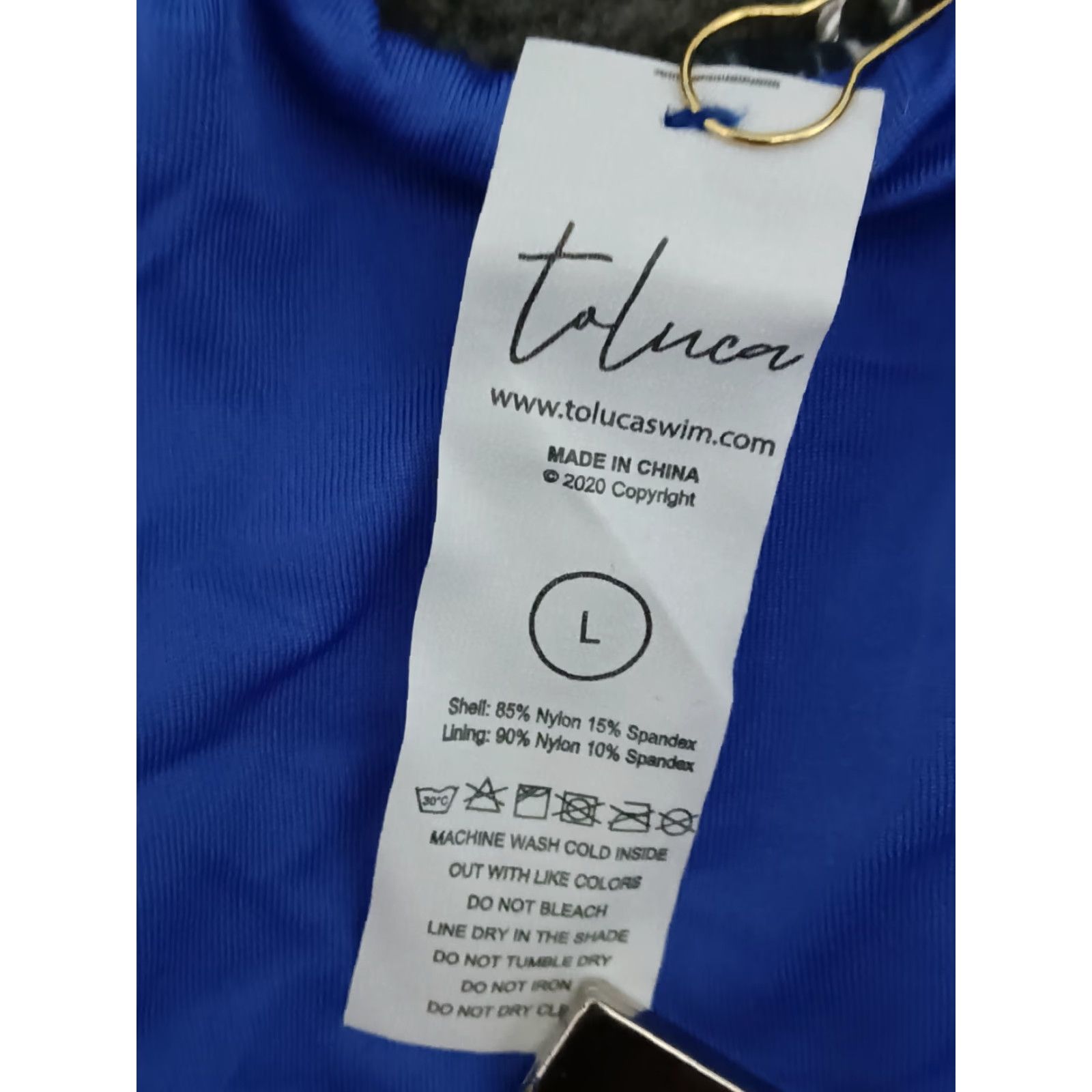 Triangl Toluca Swim One Piece Multicolor Wrap Triangle Waist Open Tummy Nylon Spandex L Beach Sexy Womens Size ONE SIZE - 5 Thumbnail