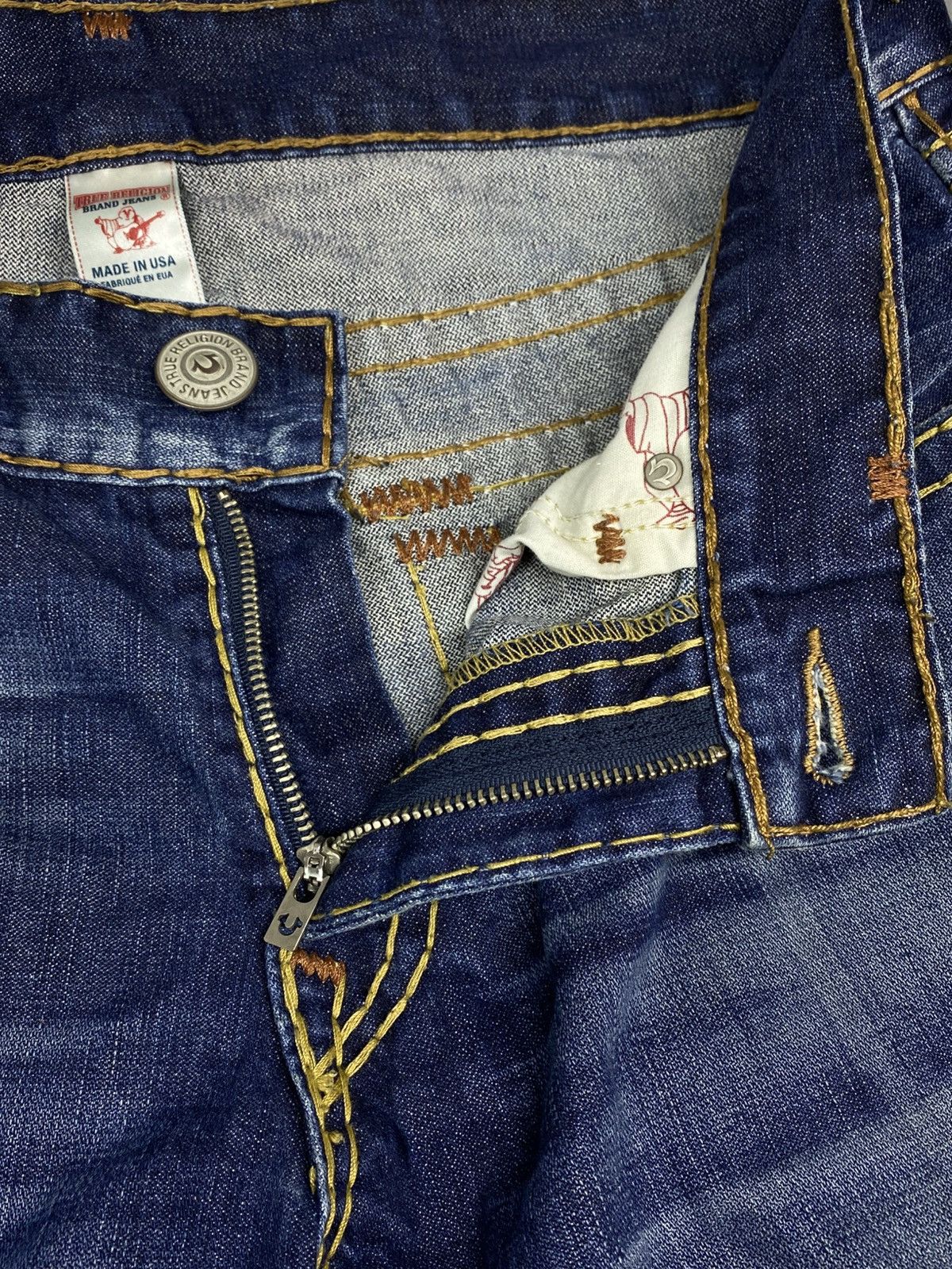 True Religion True Religion Ricky Jeans Made In USA Straight Stitched Y2K Size US 34 / EU 50 - 18 Thumbnail