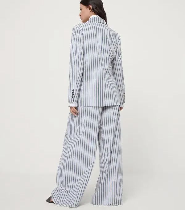 Brunello Cucinelli o1la1rc1a0425 Ladys Pants Suit in White Size S / US 4 / IT 40 - 4 Thumbnail