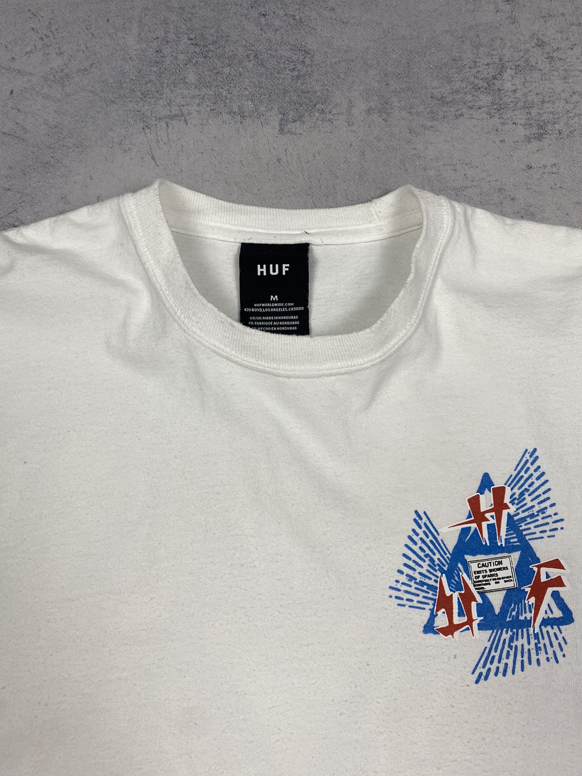 Huf Huf Skateboarding Streetwear Big Logo T Shirt Size M Size US M / EU 48-50 / 2 - 7 Thumbnail