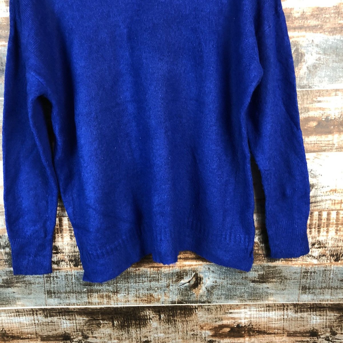 Homespun Knitwear × Japanese Brand Sunny Clouds Blue Knitwear #A2220 Size L / US 10 / IT 46 - 6 Thumbnail