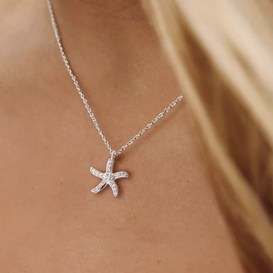 Other Silver tone starfish pendant necklace Size ONE SIZE - 7 Thumbnail