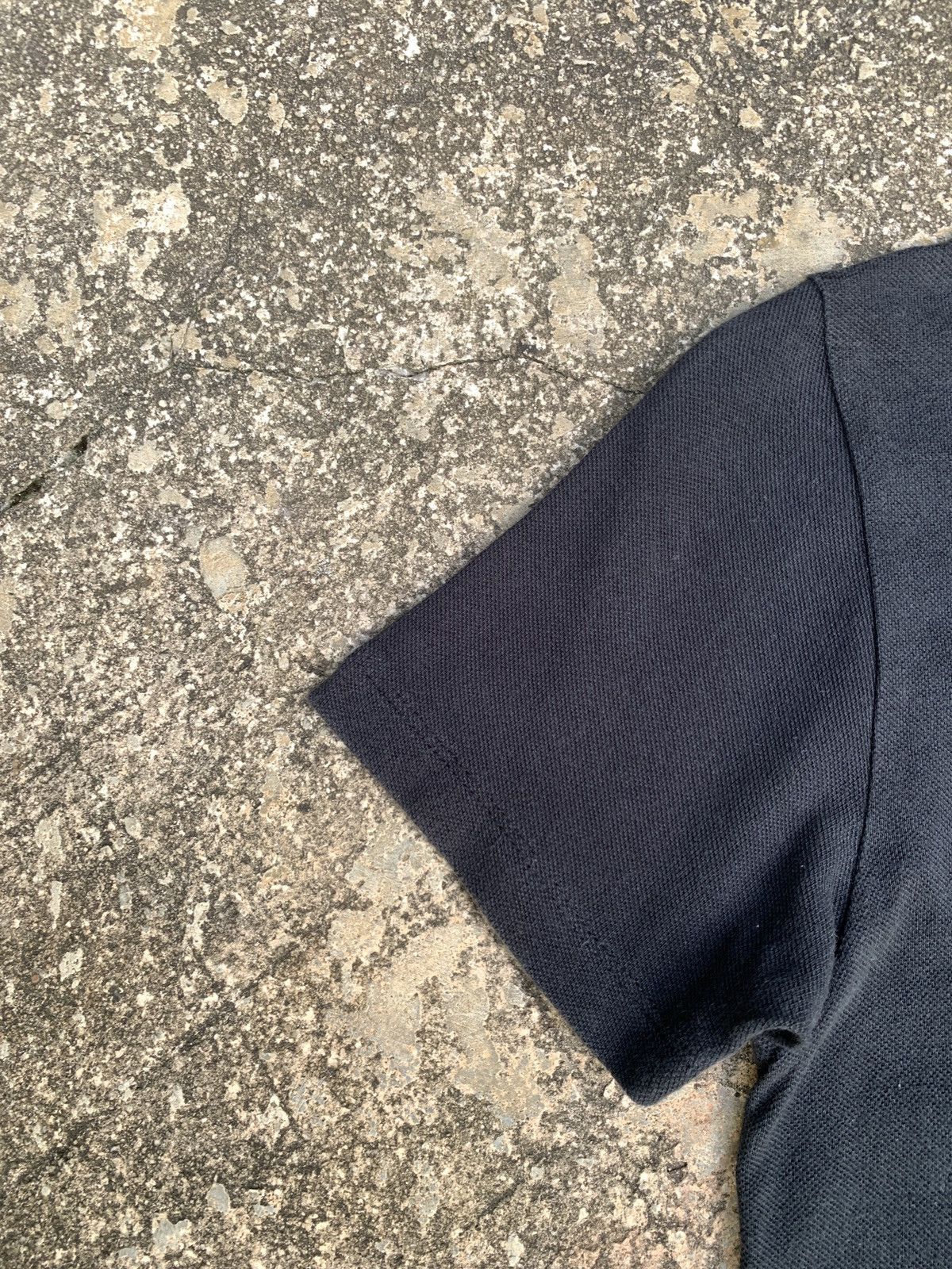 Diesel y2k Diesel Black Denim Collar Sleeves Mohawk Logo Polo Top Size S / US 4 / IT 40 - 6 Thumbnail