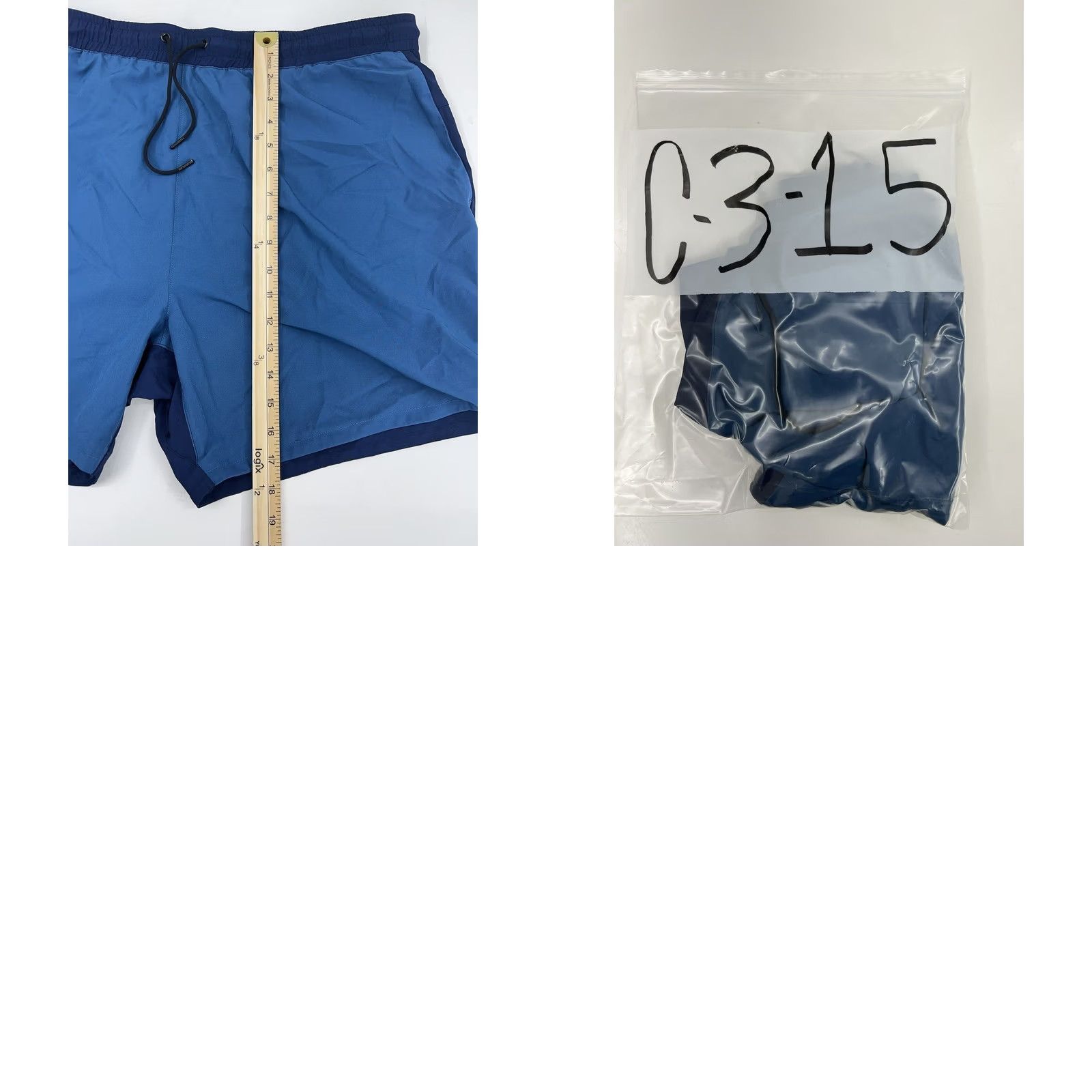 Threads 4 Thought Threads 4 Thought Shorts Mens Slim Blue 2XL Beach Casual Knit Inseam 6 Button Drawstring Pocketless Size US 39 - 9 Thumbnail