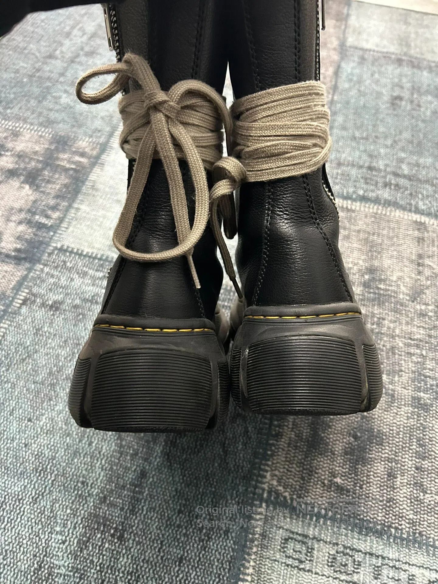 Rick Owens Drkshdw Rick Owens x Dr. Martens High Top Boots. Size US 5 / EU 37 - 7 Thumbnail
