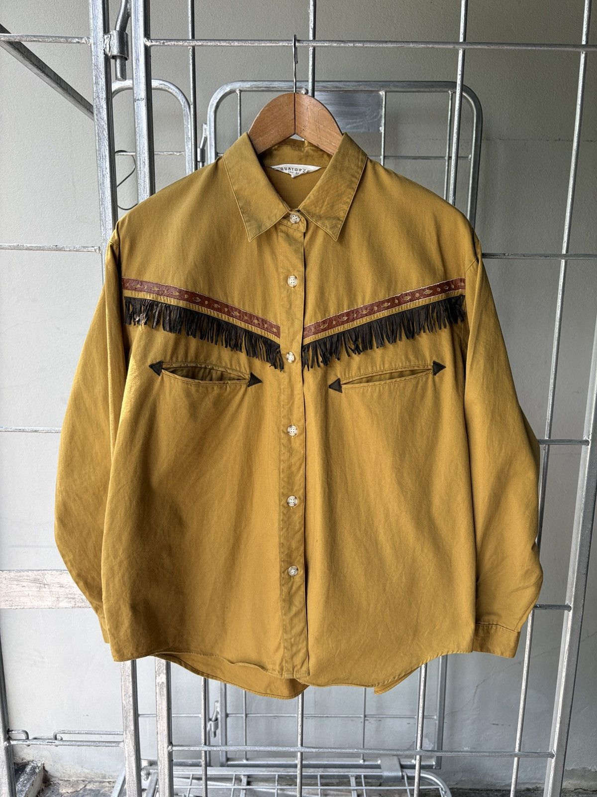 Japanese Brand Quatorz vintage western shirt Size M / US 6-8 / IT 42-44 - 1 Thumbnail