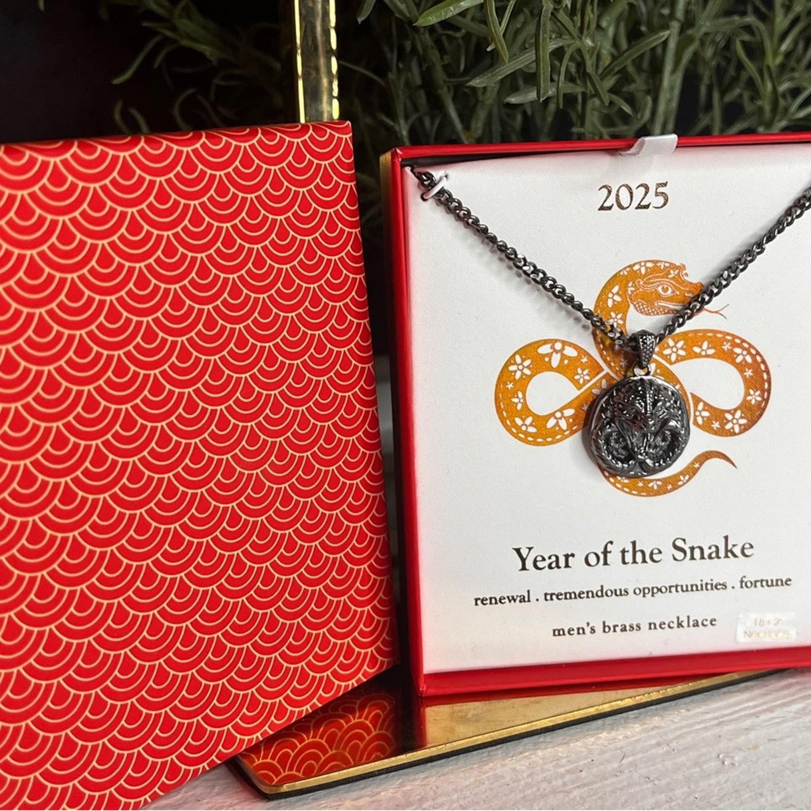 Designer Year Of The Snake Necklace NWT Size ONE SIZE - 1 Thumbnail
