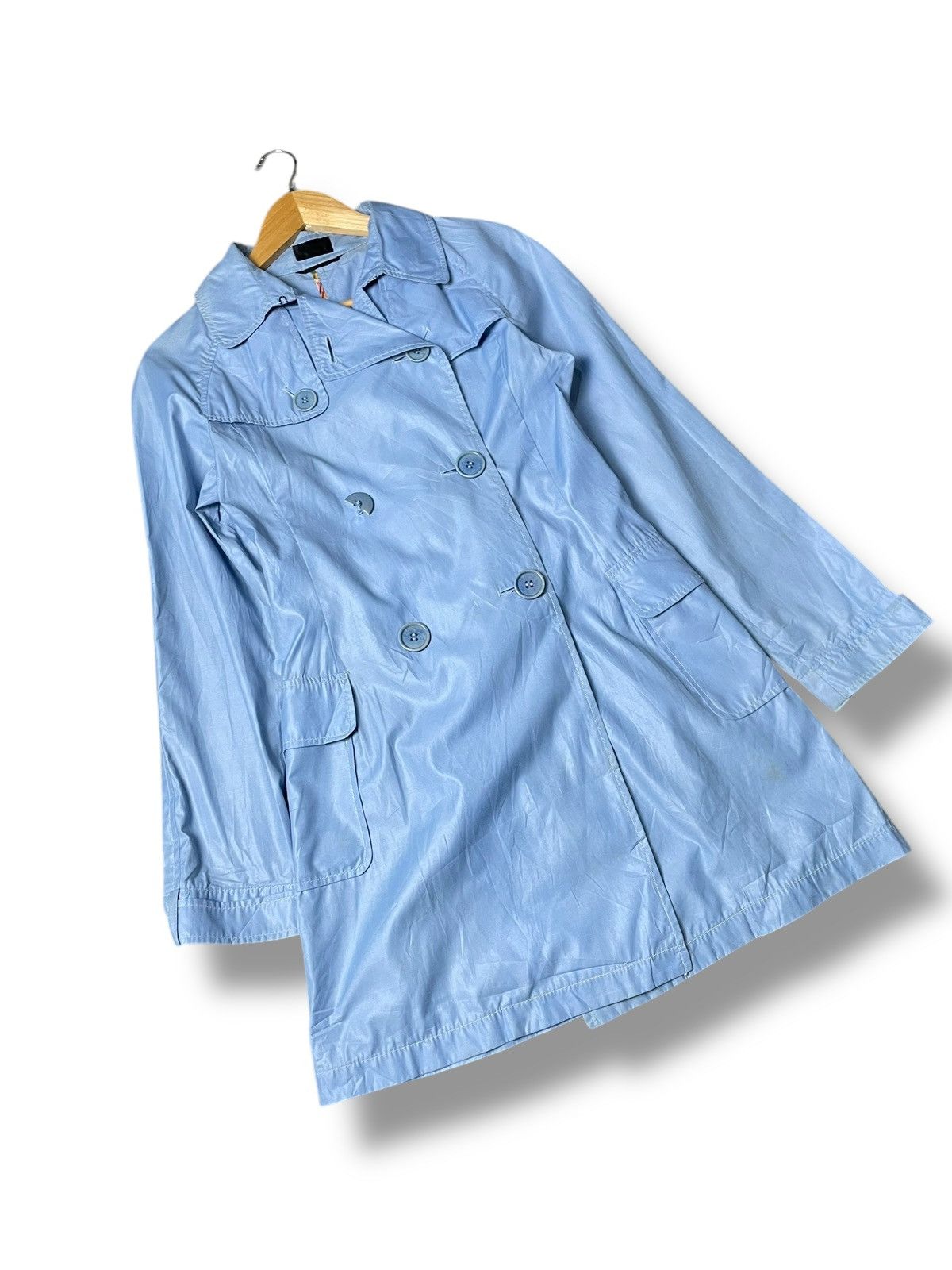 Japanese Brand × Vintage Japanese Brand Double Breasted Long Coat (64) Size US XXS / EU 40 - 4 Thumbnail