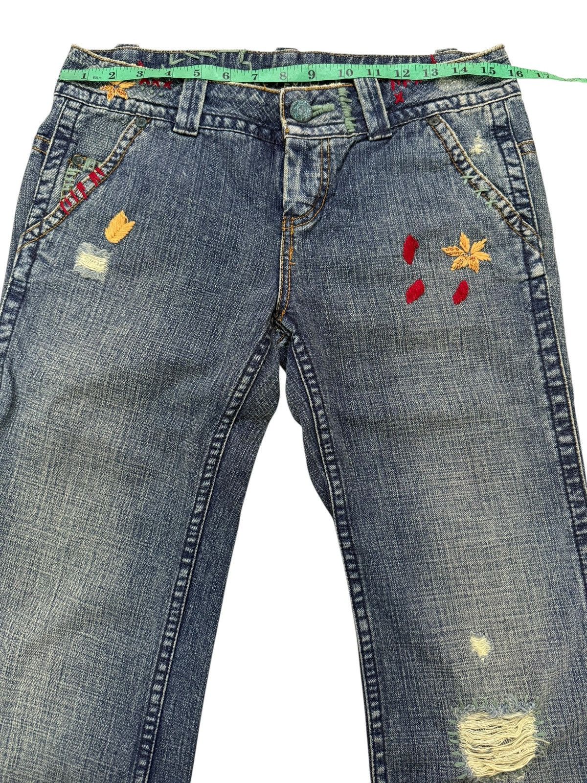 Japanese Brand Flared Jeans Free People Distressed Bootcut Denim Size US 30 / EU 46 - 8 Thumbnail