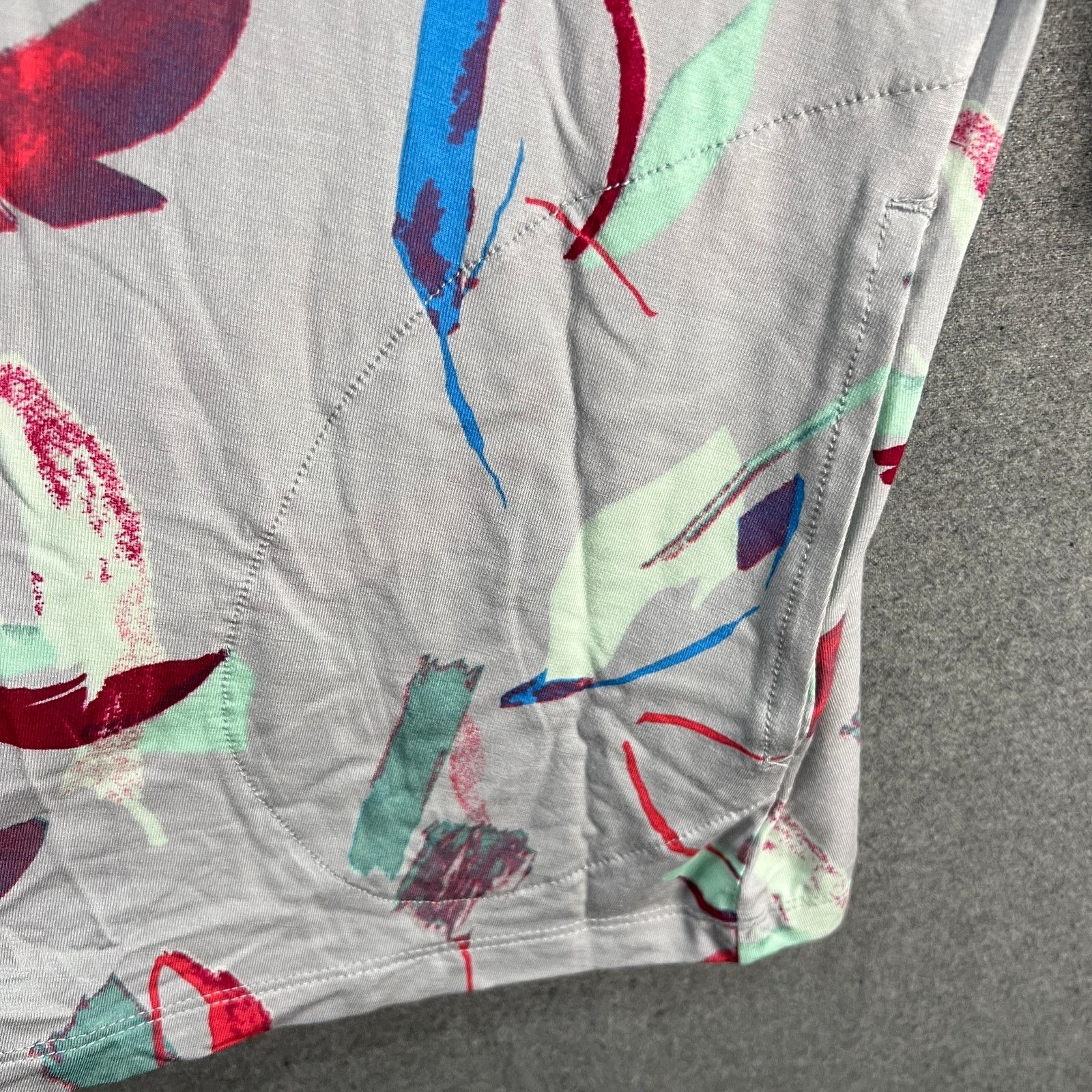 Other LOGO by Lori Goldstein Rayon 230 Feather Print Size XL / US 12-14 / IT 48-50 - 6 Thumbnail