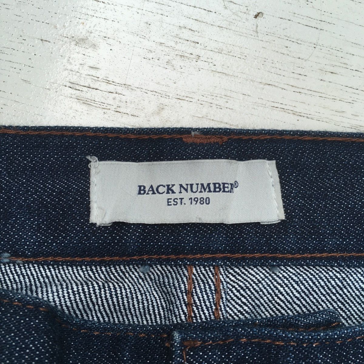 Japanese Brand BACK NUMBER FLARE MINI BOOTCUT JEANS RELEASE HEM WOMEN Size 29" - 6 Thumbnail