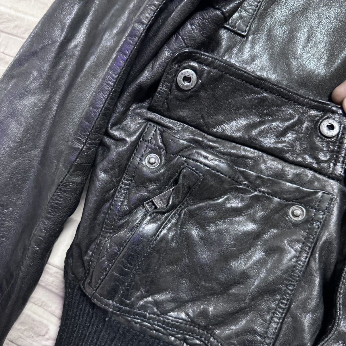 Dolce & Gabbana Vintage Dolce & Gabbana Black Leather Jacket Multipocket Size US M / EU 48-50 / 2 - 13 Thumbnail