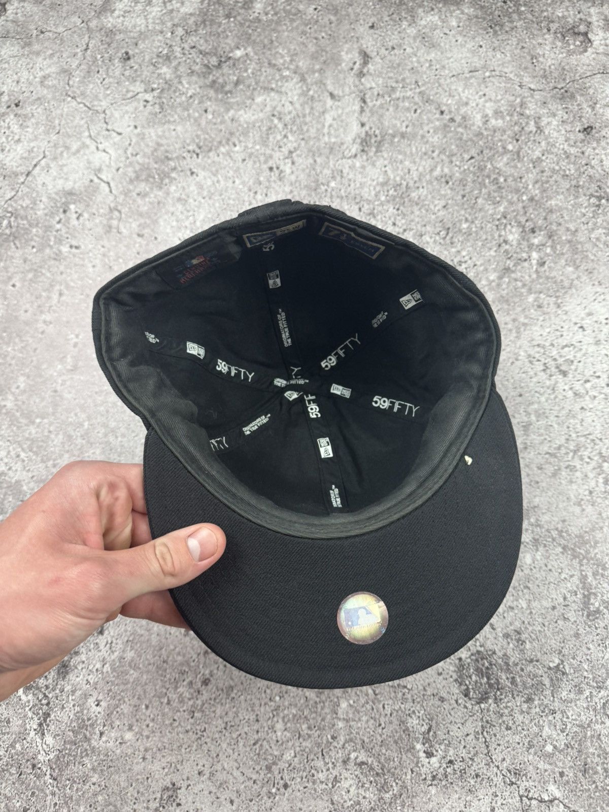 New York Yankees New Era NYC Yankees Black Monogram Vintage Cap Rap sk8 Size ONE SIZE - 6 Thumbnail