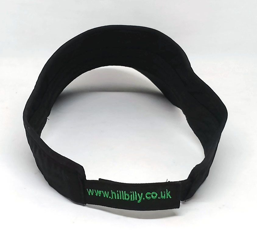 Other Hillbilly Visor Cap Black Adjustable Streetwear Y2K Size ONE SIZE - 4 Thumbnail
