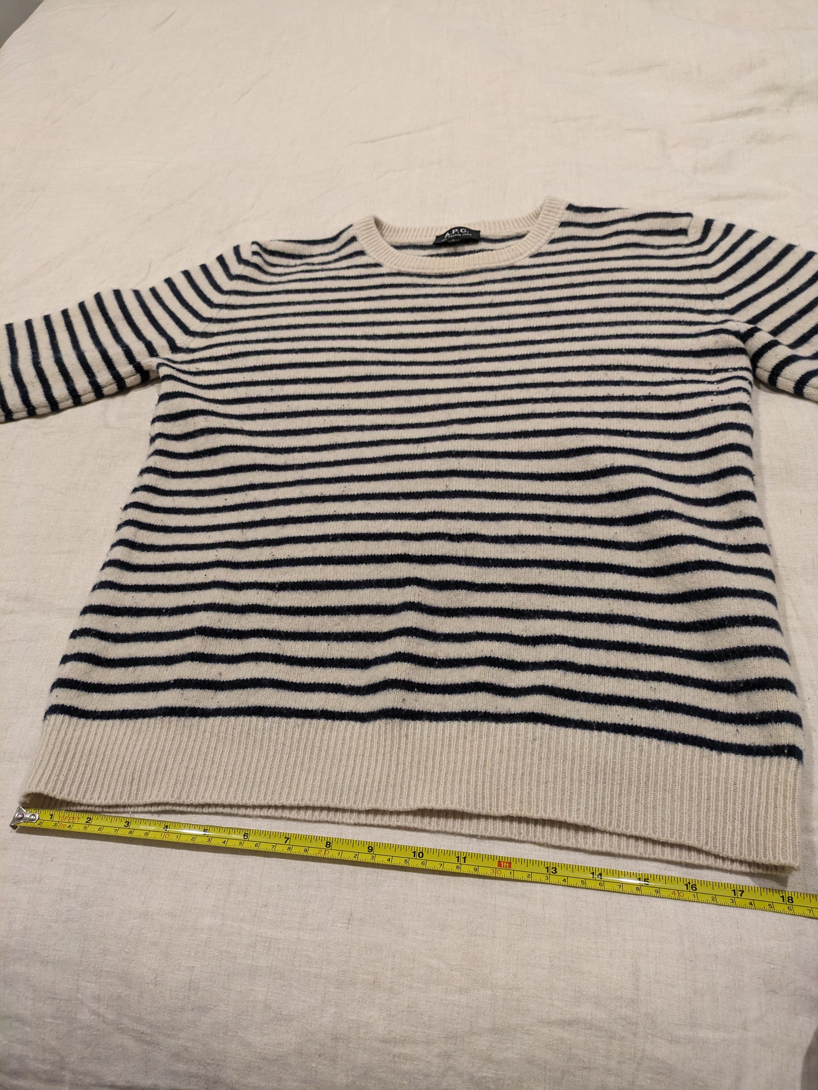 A.P.C. Breton Stripe Wool Sweater Size US L / EU 52-54 / 3 - 6 Thumbnail